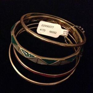 Anthropologie Uxmal Bangles Set of 4